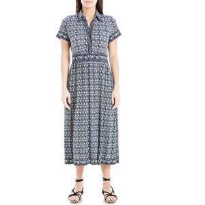 NWT Max Studio Collared Jersey Maxi Dress